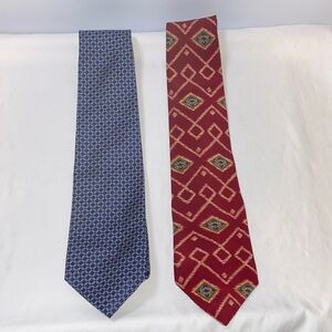 Pair of Ralph Lauren neckties, one classic and one retro